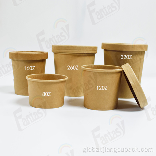 China Eco Friendly Disposable Hot Soup Paper Bowl Factory